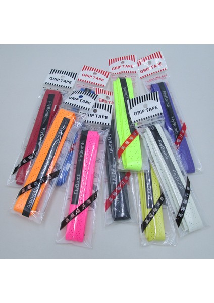 Beyaz Stil Flybomb Yüksek Li Badminton Raketleri Overgrips Tenis Raketi Sargıları Kaymaz Omurga Sapları El Tutkalı Esneklik Overgrip L349OLD (Yurt Dışından) modelleri