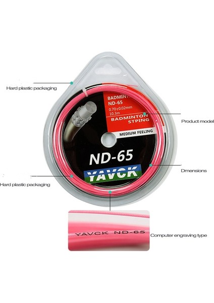 Gümüş Tarzı Profesyonel Karbon Nanofiber Badminton Dize Raketle Net Nd-65 Kordaj Grommet Aracı Spor Ekipmanları Raket Hattı Aksesuarları (Yurt Dışından) indirimleri