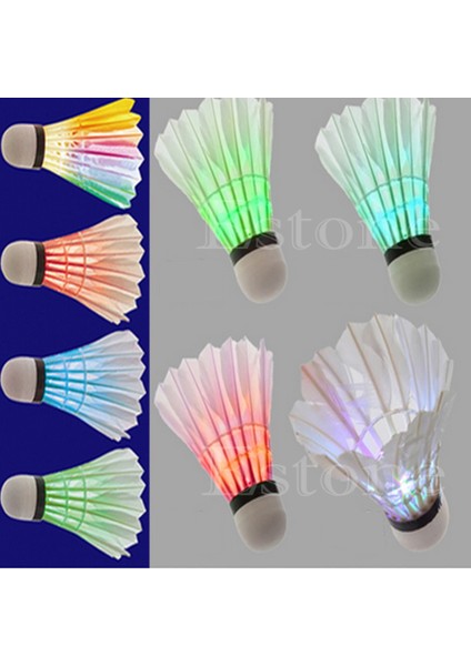 Birdies Aydınlatma Karanlık Gece Renkli LED Badminton Raketle (Yurt Dışından) modelleri
