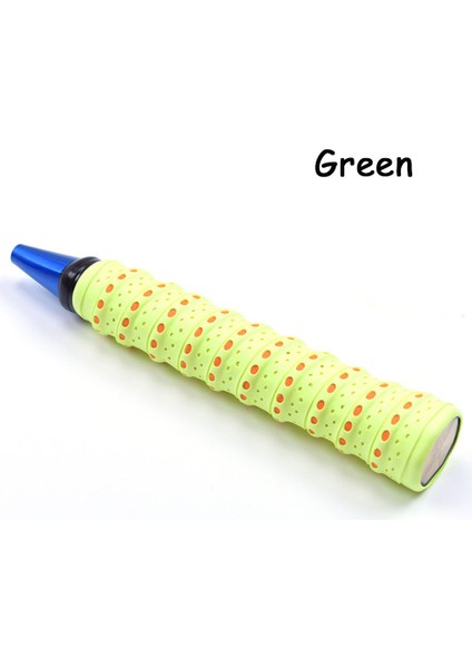 Yeşil Stil Çubuk Tequash Raket Sargıları Bisiklet Kolu Teri Emilen Badminton Ter Bandı Kavrama Bandı Kaymaz Bant (Yurt Dışından)