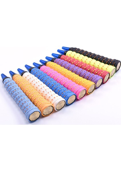 Yeşil Stil Çubuk Tequash Raket Sargıları Bisiklet Kolu Teri Emilen Badminton Ter Bandı Kavrama Bandı Kaymaz Bant (Yurt Dışından) fırsatları