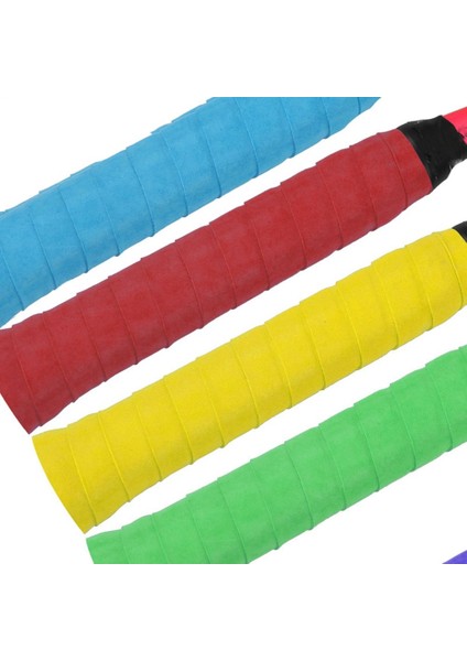 Kırmızı Stil 1 Adet Kaymaz Ter Emilen Sarar Kuru Tenis Raketi Kavrama Bandı Badminton Sapları Olta Ter Bandı Açık Spor Wrap (Yurt Dışından)