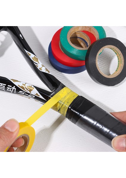 Siyah Stil Çok Kullanımlı Badminton Kavrama Fg Bant Tenis Raketi Kavrama Sızdırmazlık Bantları Etiket Elektrik Yalıtım Bandı Oltalar Bandı (Yurt Dışından)