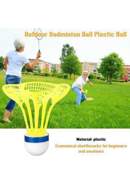 Sarı Stil 3 Adet Rüzgar Geçirmez Badminton Topları Açık Öğrenci Sporları Eğitimi Raketle Badminton Topları (Yurt Dışından) modelleri