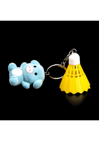 Mor Tarzı 1 Adet Mini Badminton Kolye Süsler Raketle Anahtarlık Anahtarlık Anahtarlık Pvc Hatıra Polikromatik Renk Araba Ev Anahtarı Için (Yurt Dışından) fırsatları