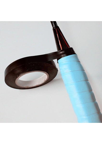 Siyah Stil 1 Rulo Tenis Badminton Squash Raketi Kavrama Bandı Bileşik 8m Sızdırmazlık Bandı 1cm P1W8 (Yurt Dışından)