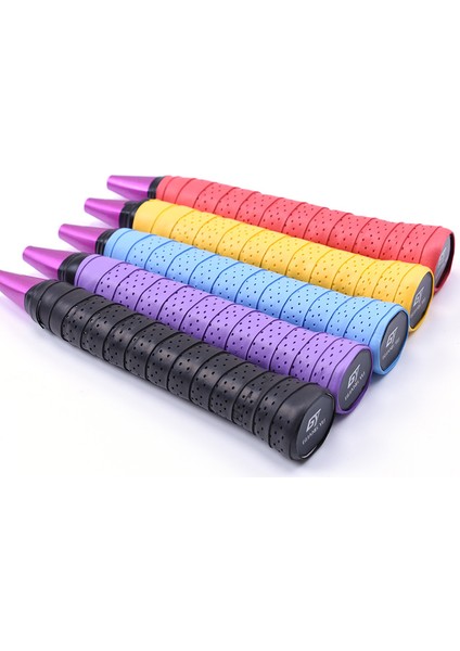 Mor Tarzı 10PCLOT Nefes Alabilir Delikli Tenis Raketleri Badminton Raketleri Kaymaz Sapları Ince Olta Ter Emme Bandı Q1005CMH (Yurt Dışından) indirimleri