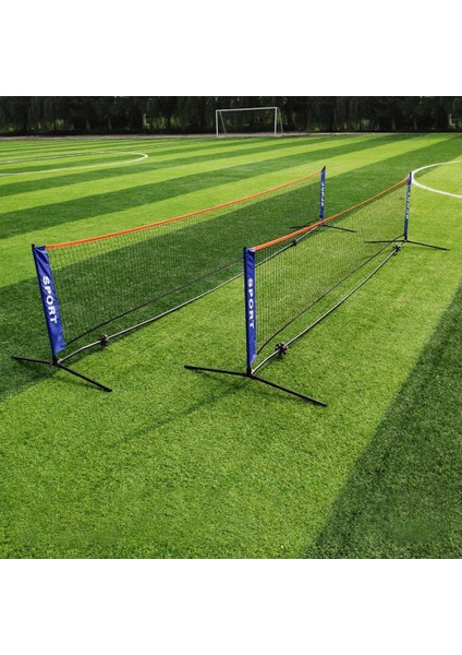 Siyah Stil Badminton Net Kalın Katlanabilir Kolay Kurulum Direkli Naylon Çoklu Spor Ağı Hızlı Montaj Taşınabilir Teoccer Tenis Ağı (Yurt Dışından) fiyatları