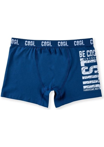Erkek Çocuk Pamuklu Baskılı Rahat Kesim Likralı Boxer 3051 Renkli fırsatları