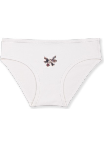 Kız Çocuk Pamuklu Renkli Baskılı Bikini Külot 3'lü Paket 5376 Renkli modelleri