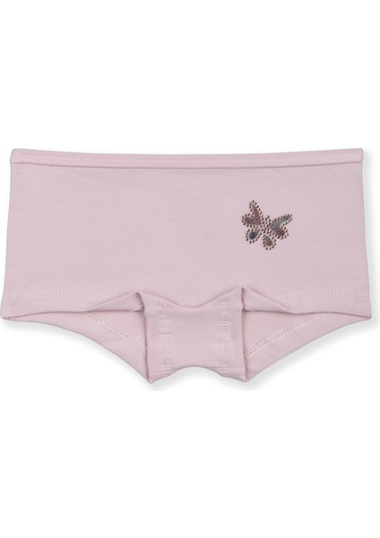 Kız Çocuk Pamuklu Renkli Baskılı Likralı Boxer 3'lü Paket 5378 Renkli indirimleri