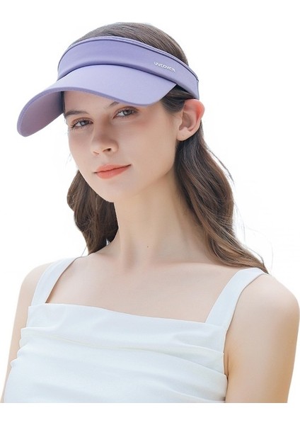 Tenis Sporları Koşu Şapkası Kadın Anti-Ultraviyole Yaz Güneş Şapkası (Yurt Dışından)