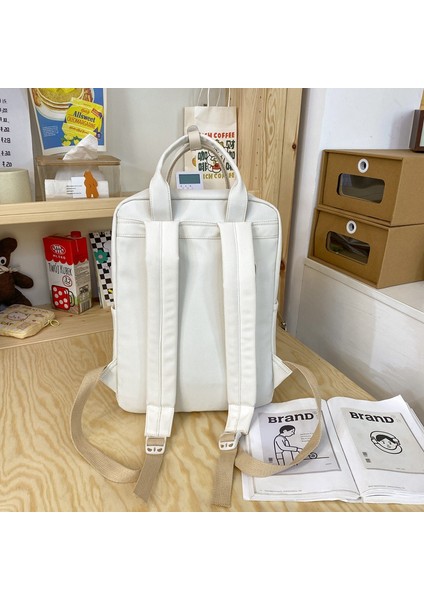 Küçük Taze Kolej Tarzı Ortaokul Öğrencileri Okul Çantası Orta Okul Öğrencileri Üniversite Öğrencileri Rahat Sırt Çantası (Yurt Dışından) fiyatları