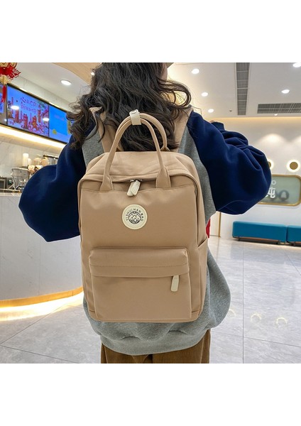 Küçük Taze Kolej Tarzı Ortaokul Öğrencileri Okul Çantası Orta Okul Öğrencileri Üniversite Öğrencileri Rahat Sırt Çantası (Yurt Dışından) fiyatları
