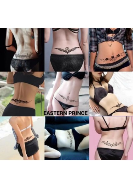 Geçici Dövme Tattoo Stıckers Büyük Boy 3paket EASTERN-0300