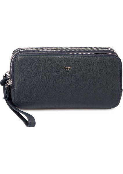 Lacivert Hakiki Deri Erkek Portföy Çantası - S1PC00021495-U6H