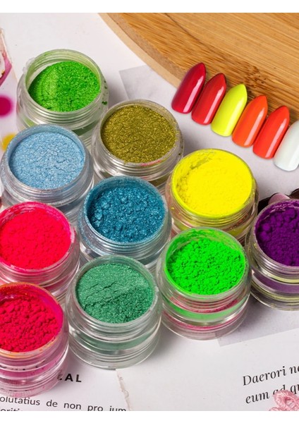 No.5 Tarzı 6 Colorsset Sedefli Toz Regment Mika Mineral Tozu Boya Dıy Epoksi Reçine Takı Yapımı Tırnak Sanat Dekoru Makyaj (Yurt Dışından)