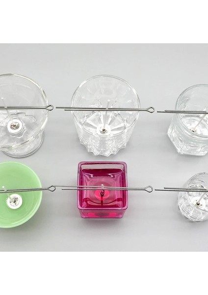 100 Adet-8cm Tarzı Mumlu Pamuk Mum Fitilleri Standı ile Set Orijinal Dumansız Mum Fitilleri Soya Yağı Balmumu Çekirdek Dokuma Mum Yapımı Malzemeleri (Yurt Dışından)