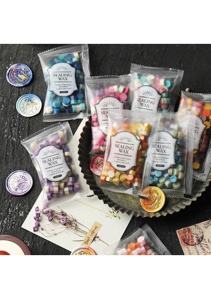 Erik Tarzı Retro Sekizgen Mühür Mumu Renkli Balmumu Boncuk Scrapbooking Sekizgen Sızdırmazlık Damga Dıy Zarf Mektup Düğün Davetiyesi (Yurt Dışından) fiyatları