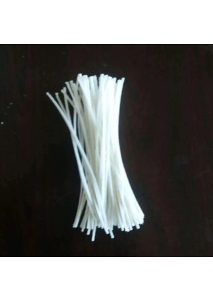 100 ADET-16CM Tarzı Mumlu Pamuk Mum Fitilleri Standı ile Set Orijinal Dumansız Mum Fitilleri Soya Yağı Balmumu Çekirdek Dokuma Mum Yapımı Malzemeleri (Yurt Dışından)