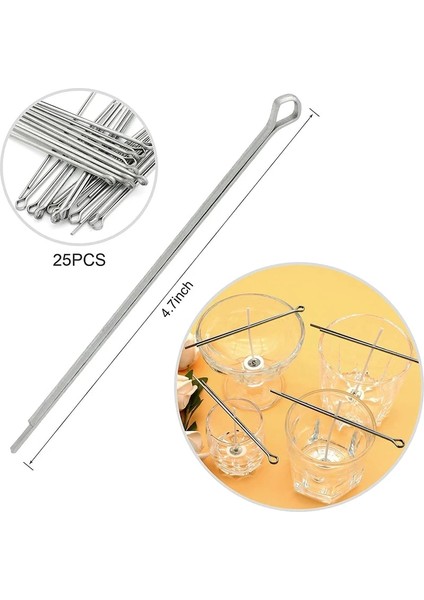 100 ADET-16CM Tarzı Mumlu Pamuk Mum Fitilleri Standı ile Set Orijinal Dumansız Mum Fitilleri Soya Yağı Balmumu Çekirdek Dokuma Mum Yapımı Malzemeleri (Yurt Dışından)