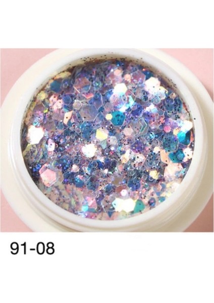 NO.33451 Tarzı Altın Tozu Boyama Kalem Dıy El Yapımı Defter Zarf Dekorasyon Glitter Inci Tozu Sihirli Ayna Tozu Yangın Cila Mühür (Yurt Dışından)