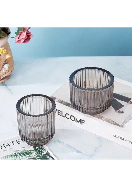 WS3818-J2 Tarzı Mumlar Için Kavanozlar Mum Cam Kalın Taban Aromatik Şamdan Mum Fincan Mum Kavanozları Mum Diy Mum Aksesuarları (Yurt Dışından) fiyatları