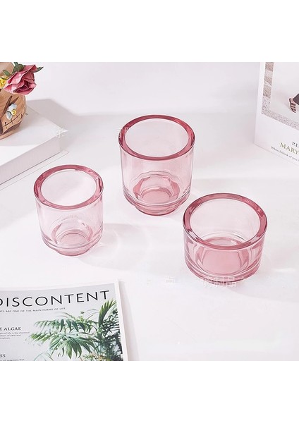 WS3818-J2 Tarzı Mumlar Için Kavanozlar Mum Cam Kalın Taban Aromatik Şamdan Mum Fincan Mum Kavanozları Mum Diy Mum Aksesuarları (Yurt Dışından) modelleri