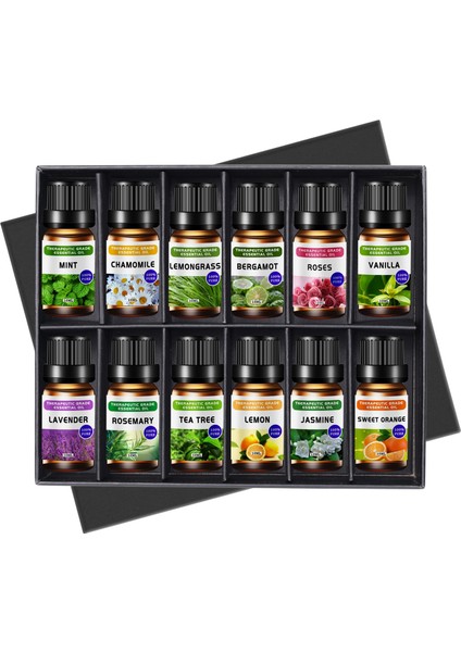 6 Adet Tarzı Aromaterapi Uçucu Yağ Kutusu 10 ml Lavanta Gül Bitki Masaj Esansiyel Yağı Aromaterapi Mum Yapımı Malzemeleri (Yurt Dışından) fiyatları