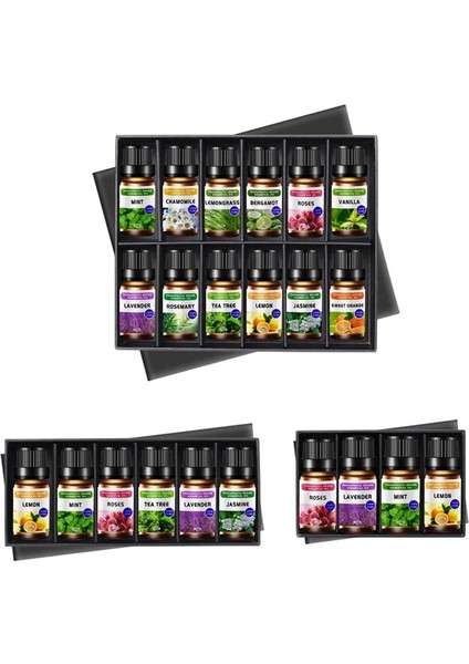 6 Adet Tarzı Aromaterapi Uçucu Yağ Kutusu 10 ml Lavanta Gül Bitki Masaj Esansiyel Yağı Aromaterapi Mum Yapımı Malzemeleri (Yurt Dışından) fırsatları
