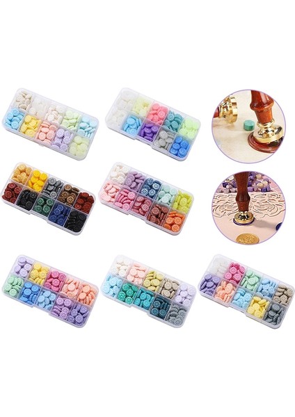 F Tarzı Ayçiçeği Ateş Boya Balmumu Parçacıkları Sevgililer Günü Sedefli Karışık Renkli Düğün Davetiyesi Zarf Dekoratif Damga Balmumu (Yurt Dışından) indirimleri