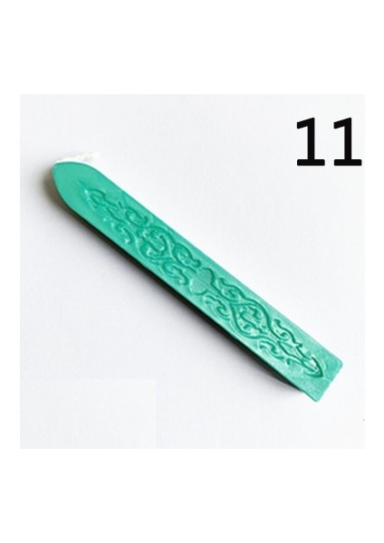 No.11 Tarzı Mum Mühür Çubukları, Antika Sızdırmazlık Balmumu Çubukları Posta Mektubu Için Fitil ile Retro Vintage Mum Mühür Damgası (Yurt Dışından)