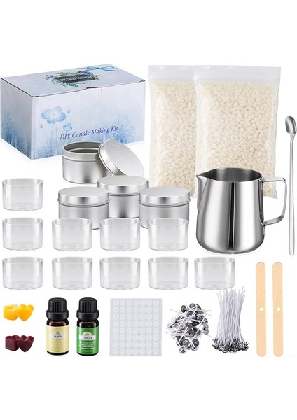 No.4 Stili Dıy Mum Yapımı Kiti Soya Fasulyesi Balmumu Mum Yapımı Malzemeleri Aromaterapi Mum Yapımı Seti Balmumu El Sanatları El Yapımı Mum Yapımı (Yurt Dışından) modelleri