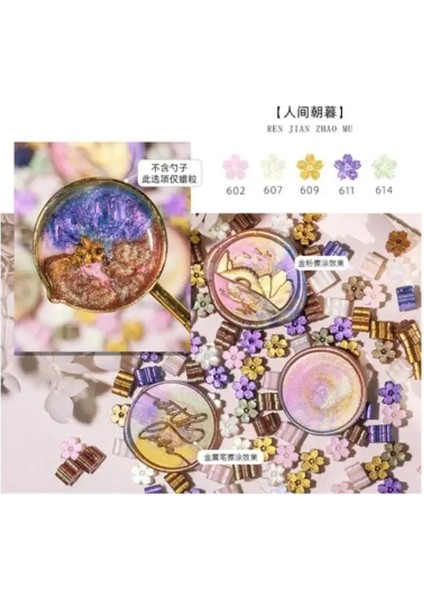 NO.2019 Tarzı Karışık Renk Glitter Sakura Mühür Mumu Damga Boncuk Dıy Hediye Zarf Düğün Davetiyesi Antik Mühür Balmumu Damga Yapma Araçları (Yurt Dışından)