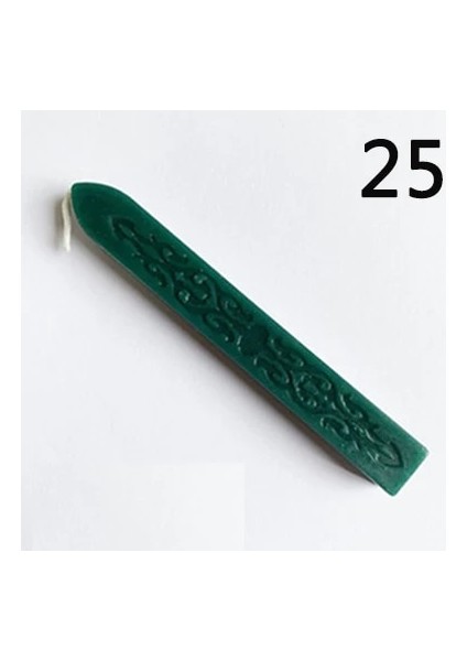 No.25 Tarzı Mum Mühür Çubukları, Antika Sızdırmazlık Balmumu Çubukları Posta Mektubu Için Fitil ile Retro Vintage Mum Mühür Damgası (Yurt Dışından)