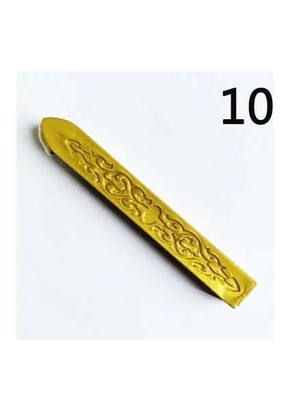 No.10 Stili Mum Mühür Çubukları, Antika Sızdırmazlık Balmumu Çubukları Posta Mektubu Için Fitil ile Retro Vintage Mum Mühür Damgası (Yurt Dışından)