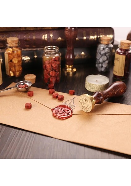 No.3 Tarzı Retro Sızdırmazlık Balmumu Pullar Sekizgen Balmumu Boncuk Scrapbooking Malzemeleri Zarflar Düğün Doğum Günü Partisi Davetiyesi Dekor Pullar (Yurt Dışından)