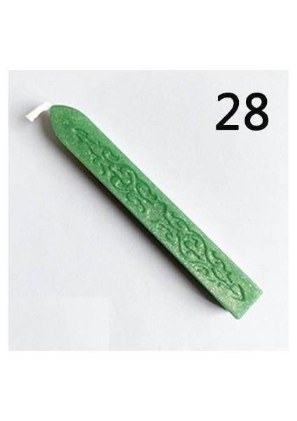 No.28 Tarzı Mum Mühür Çubukları, Antika Sızdırmazlık Balmumu Çubukları Posta Mektubu Için Fitil ile Retro Vintage Mum Mühür Damgası (Yurt Dışından)