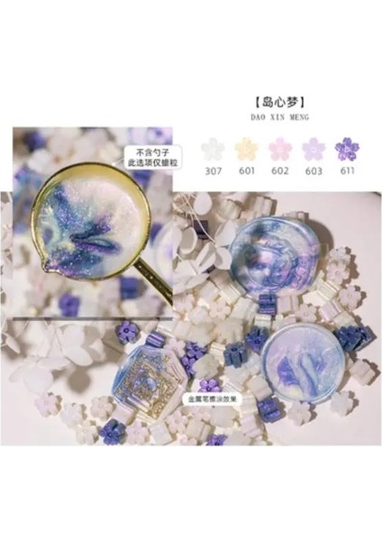 NO.2015 Tarzı Karışık Renk Glitter Sakura Mühür Mumu Damga Boncuk Dıy Hediye Zarf Düğün Davetiyesi Antik Mühür Balmumu Damga Yapma Araçları (Yurt Dışından)