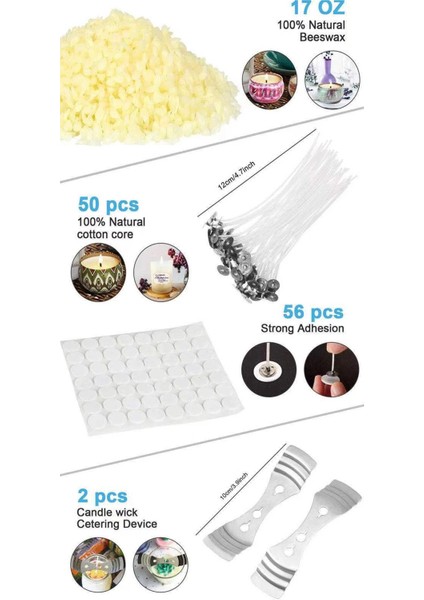 600 ml Tarzı 1 Takım Mum Yapımı Kiti Dökme Pot Fitilleri Etiket Dıy Mum Sabitleyici Zanaat Araçları Dıy El Yapımı Mum Seti Pamuk Çekirdek Tutucu (Yurt Dışından) indirimleri