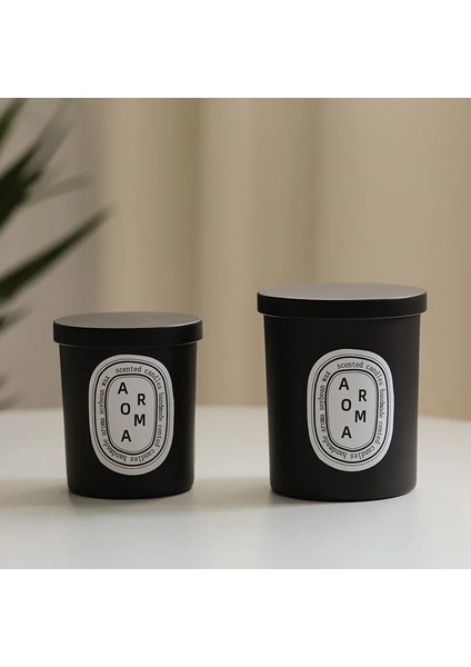 A1 Stili Aromaterapi Mum Bardağı Boş Cam Yüksek Sıcaklık Metal Kapak Mum Etiket Hediye Kutusu Mum Dıy Malzeme Mum Konteyner (Yurt Dışından) fırsatları