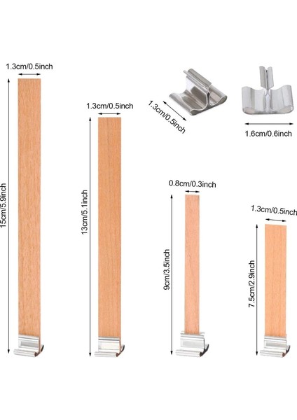 6cm Tarzı Mum Yapımı Malzemeleri Soya Balmumu Çekirdek Dokuma Pamuk Çekirdeği Orijinal Dumansız Mum Fitilleri Gazyağı Lambası Balmumu Hattı Ahşap Aksesuarları (Yurt Dışından) fırsatları