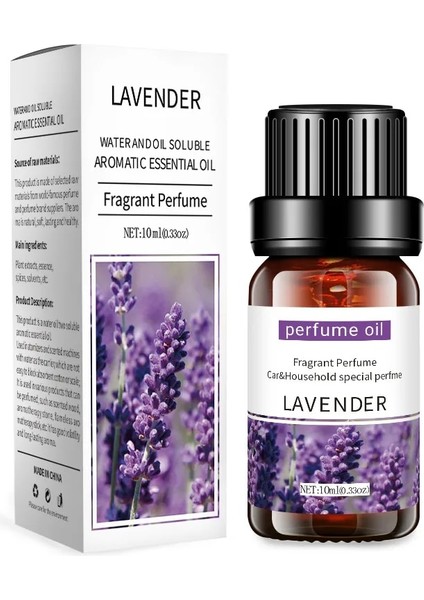 Lavanta Tarzı 10ML Saf Doğal Bitki Difüzör Uçucu Yağlar Brülör Aromalı Uçucu Yağ Okaliptüs Vanilya Nane Lavanta Gül Çay Ağacı Yağı (Yurt Dışından)