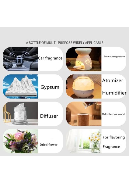 Lavanta Tarzı 10ML Saf Doğal Bitki Difüzör Uçucu Yağlar Brülör Aromalı Uçucu Yağ Okaliptüs Vanilya Nane Lavanta Gül Çay Ağacı Yağı (Yurt Dışından)