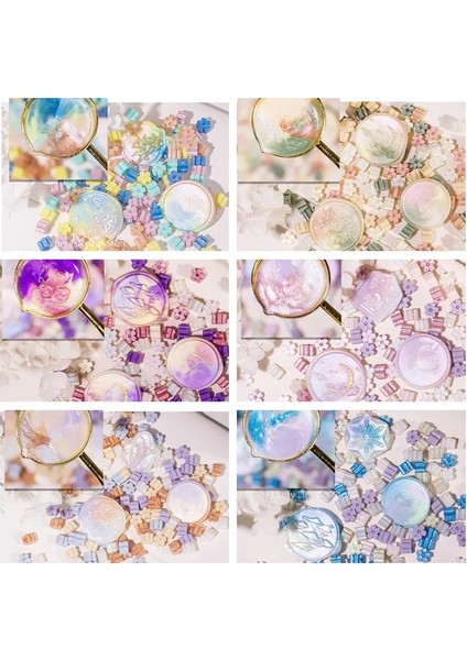 NO.2026 Tarzı Karışık Renk Glitter Sakura Mühür Mumu Damga Boncuk Dıy Hediye Zarf Düğün Davetiyesi Antik Mühür Balmumu Damga Yapma Araçları (Yurt Dışından) fırsatları
