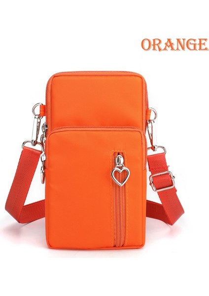Turuncu Tarzı Yeni Kadın Su Geçirmez Çanta Omuz Askısı Messenger Göğüs Çanta Cüzdan Çok Işlevli Cep Telefonu Çantası Sikke Çanta Kadınlar Için Çantalar (Yurt Dışından)