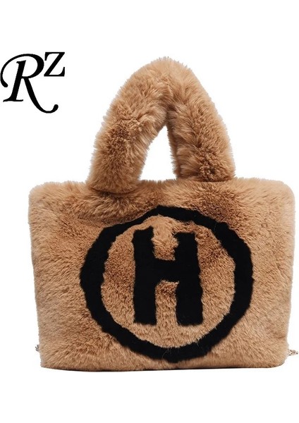 Gül Kırmızı Stili Peluş Bez Çantalar Zincir Kadın Çantaları Yumuşak Kabarık Çantalar Wome Için Yeni Kış Çantaları Kürklü Çantalar Lüks Çanta Kürk Omuz Çantaları (Yurt Dışından) fiyatları