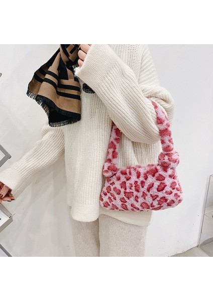 No.7 Tarzı 2021 Ins Moda Kadın Inek Baskı Kalıp Çanta Kadın Kış Peluş Koltukaltı Çanta Leopar Zebra Desen Kabarık Bez Çantalar (Yurt Dışından) modelleri