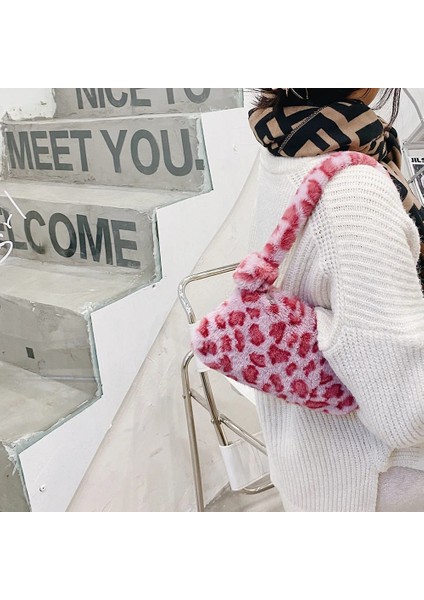 No.7 Tarzı 2021 Ins Moda Kadın Inek Baskı Kalıp Çanta Kadın Kış Peluş Koltukaltı Çanta Leopar Zebra Desen Kabarık Bez Çantalar (Yurt Dışından) indirimleri