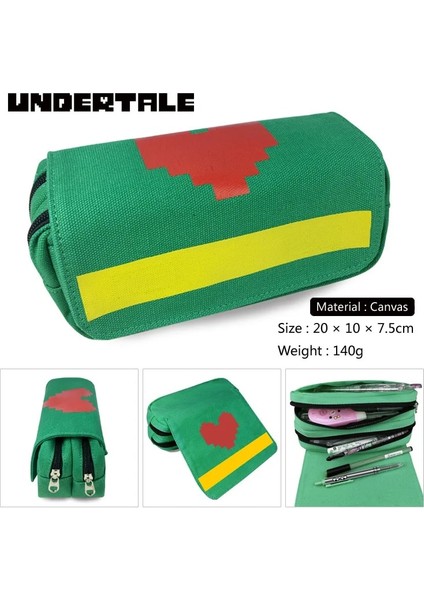 Stil 5 Stili Undertale Sans Oyunu Kalem Kutusu Cüzdan Çift Fermuarlı Okul Malzemeleri Kırtasiye Erkek Kız Anime Hediyeler (Yurt Dışından)